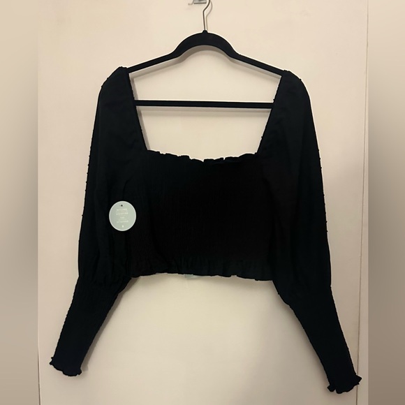 Hill House Home The Grace Nap Top Black Textured Clip Dot - Picture 4 of 5